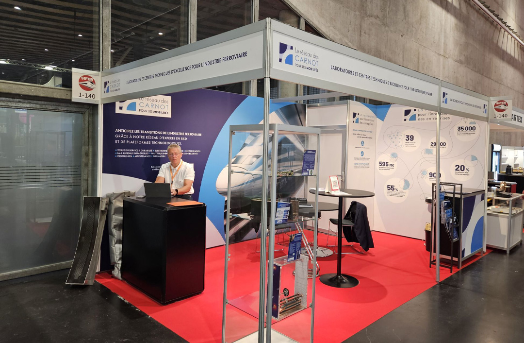 Le Réseau des Carnot pour les mobilités au Salon International de l’Industrie Ferroviaire de Lille
